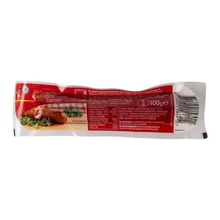 Gouden Banier - Gb Gelderse Magnetron Rookworst - 20x 100g