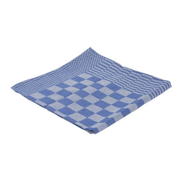 Betra - Theedoek Blok Blauw 65x65cm - 6 stuks