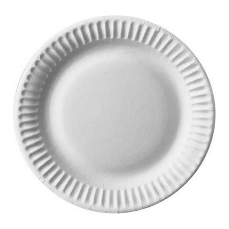 Papstar - Borden Rond Wit Karton 15cm - 100 stuks