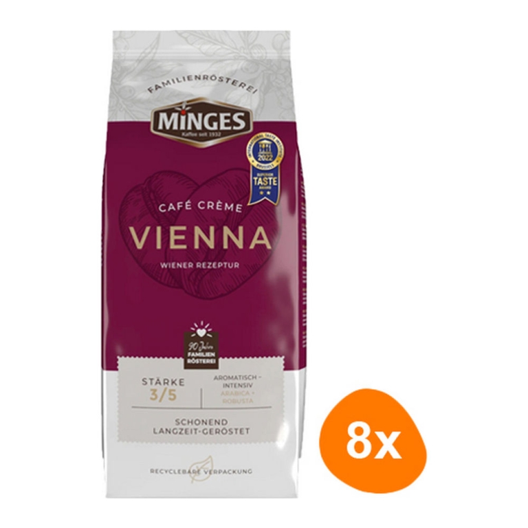 Minges - Café Crème Vienna Beans - 8x 1kg