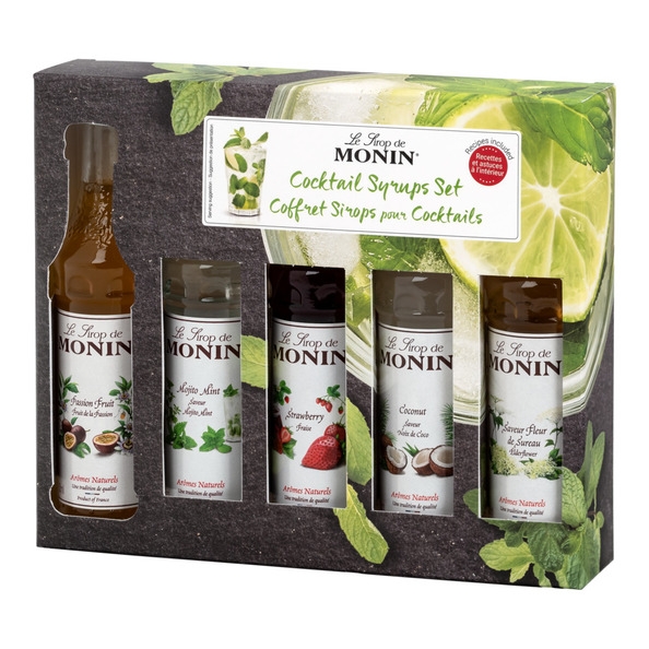 Monin - Siroop Cocktail Set - 5 x 5 cl