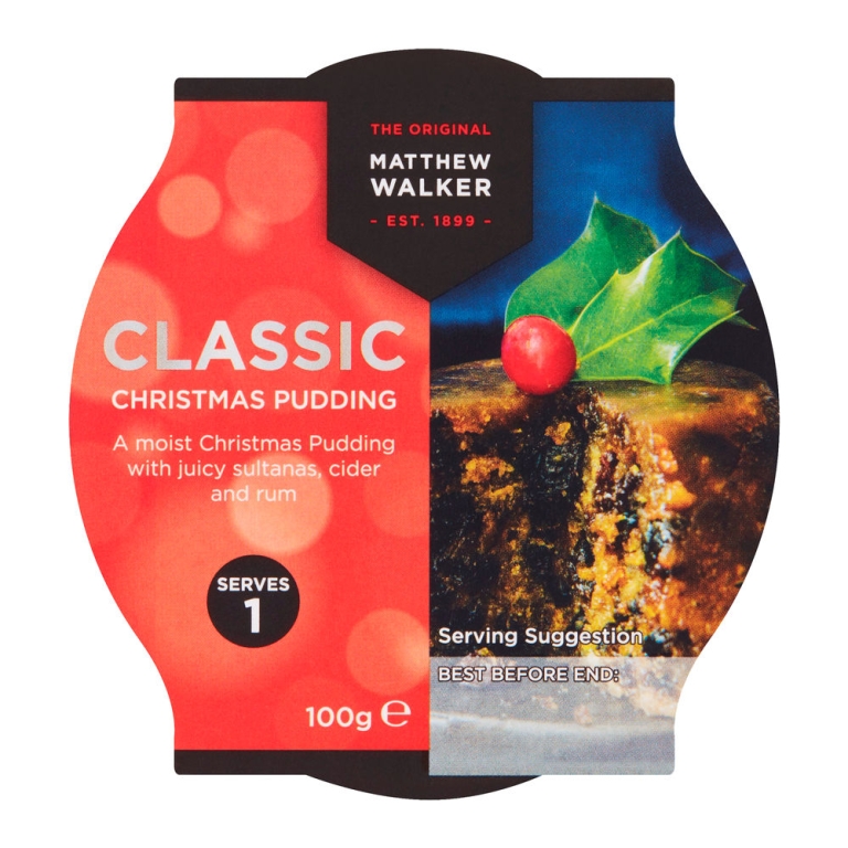 Matthew Walker - Class Christmas Pudding - 36 x 100 grams