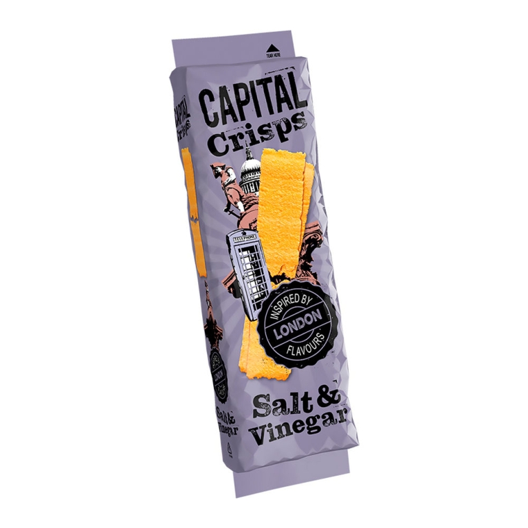 Capital Crisps - London - Salt & Vinegar - 20 x 75 grams