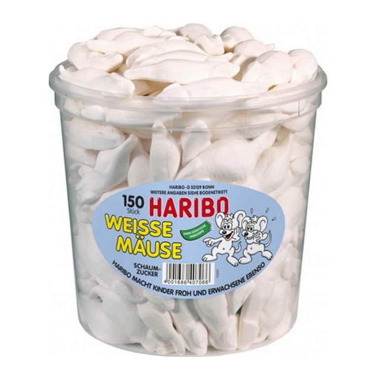 Haribo - White Mice - 150 pcs