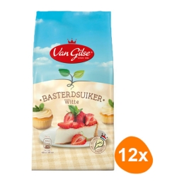 Van Gilse - White Caster Sugar - 12x 600g