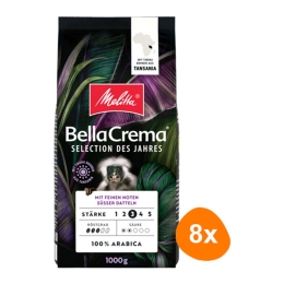 Melitta - BellaCrema Selection of the year 2024 Beans - 8x 1kg