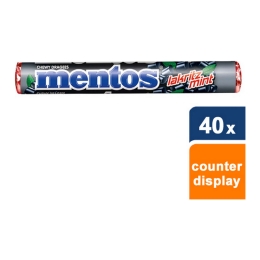 Mentos - Liquorice Mint - 40 Rolls