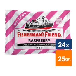 Fisherman's Friend - Raspberry Sugar free - 24x25gr