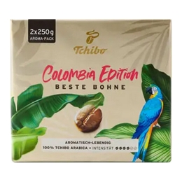 Tchibo - Beste Bohne Colombia Edition Ground Coffee - 500g (2x 250g)