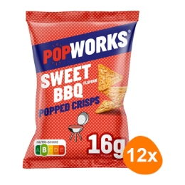 Popworks - Sweet BBQ - 12 Mini bags
