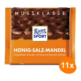 Ritter Sport - Honey Salt Almonds - 11x 100g
