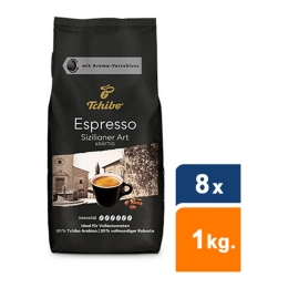 Tchibo - Espresso Sizilianer Art Beans - 8x 1 kg