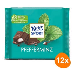 Ritter Sport - Peppermint - 12x 100g