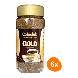 Caféclub - Gold Instant Coffee - 6x 200g