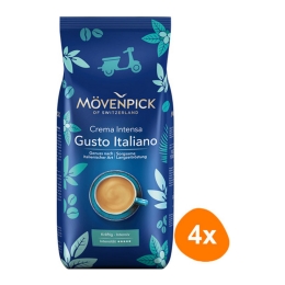 Mövenpick - Gusto Italiano Crema Intensa Beans - 4x 1kg