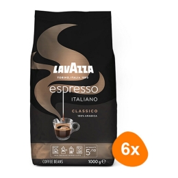 Lavazza - Espresso Italiano Classico Beans - 6x 1kg