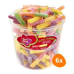 Red Band - Sour Fries  - 6x 100 pcs