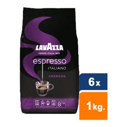 Lavazza - Espresso Italiano Cremoso Beans - 6x 1kg