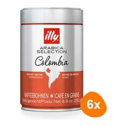 Illy - Arabica Selection Colombia Beans - 6x 250g