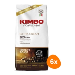 Kimbo - Extra Cream Beans - 6x 1kg
