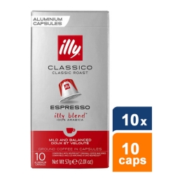 Illy - Classico Espresso coffee capsules - 10x 10 capsules