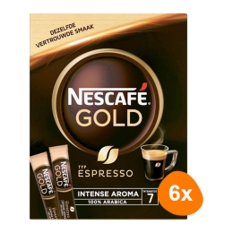 Nescafé - Gold Espresso Instant coffee - 6x 25 Sticks