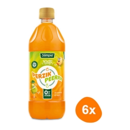 Slimpie - Peach Pear Kids Lemonade syrup - 6x 580ml