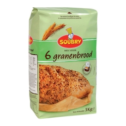 Soubry - Mix for 6 Grain Bread - 5kg