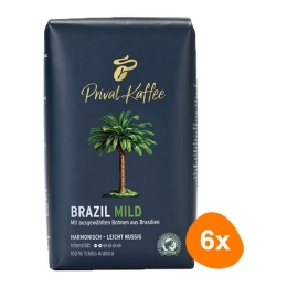 Tchibo - Privat Kaffee Brazil Mild Beans - 6x 500g