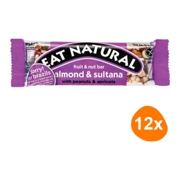 Eat Natural - Fruit & Nut Almond & Sultana - 12 bars