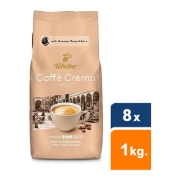Tchibo - Caffè Crema Mild Beans - 8x 1 kg