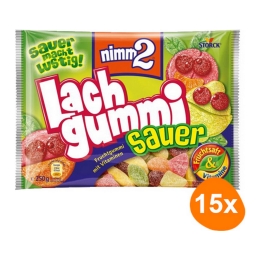 Nimm2 - Lachgummi Sour - 15x 250g