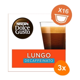 Dolce Gusto - Lungo Decaffeinato - 3x 16 Pods