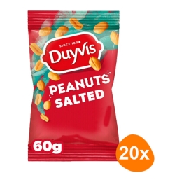 Duyvis - Peanuts Salted - 20 Minibags