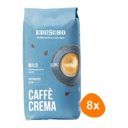 Eduscho - Caffè Crema Mild Beans - 8x 1kg