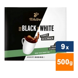 Tchibo - Black 'n White Ground Coffee - 9x 500 g (2x 250g)
