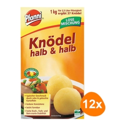 Pfanni - Potato Dumplings (Knödel) Half & Half - 12x 1kg