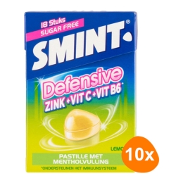 Smint - Defensive Lemon - 10x 18 pcs