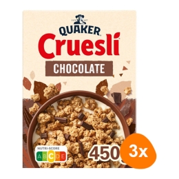 Quaker - Cruesli Chocolate - 3x 450g