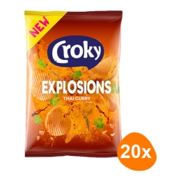 Croky - Explosions Thai Curry - 20 Minibags