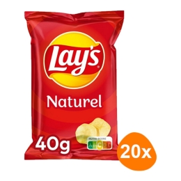 Lay's - Natural - 20 Minibags