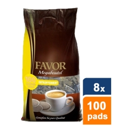 Favor - Decaffeinated Megabag - 8x 100 pads