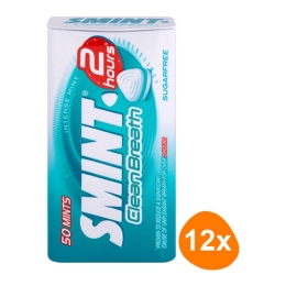 Smint - Clean Breath Intense Mint - 12x 50 pcs