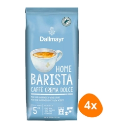 Dallmayr - Home Barista Caffè Crema Dolce Beans - 4x 1kg