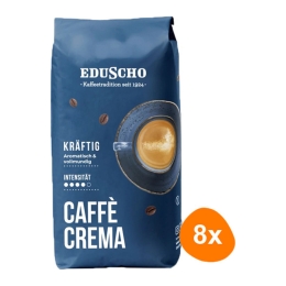 Eduscho - Caffè Crema Kräftig Beans - 8x 1kg