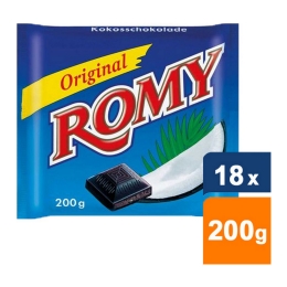 Romy - Original Coconut Chocolate - 18x 200g