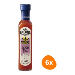 Encona - Louisiana Cajun Hot Sauce - 6x 142ml