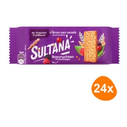 Sultana - Fruit Biscuit Forest Fruits - 24x 3 pcs