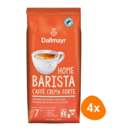 Dallmayr - Home Barista Caffè Crema Forte Beans - 4x 1kg