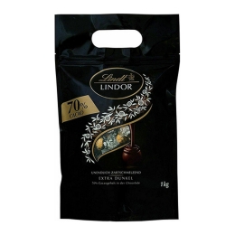 Lindt - Lindor Ball Dark 70% - 1 kg bag